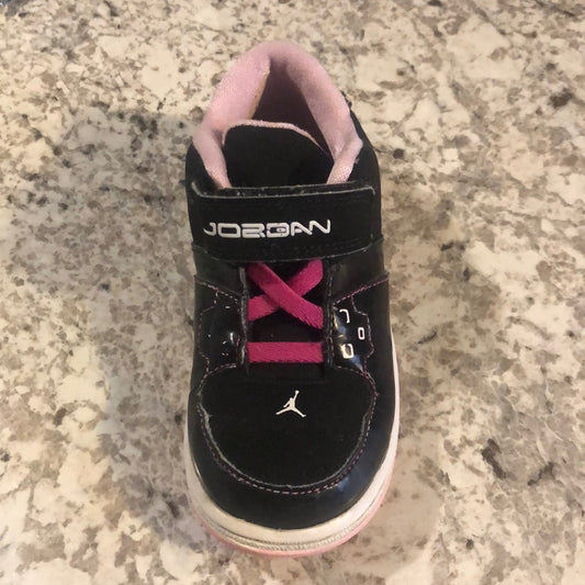 Jordan’s sz 9C pink and black sneakers