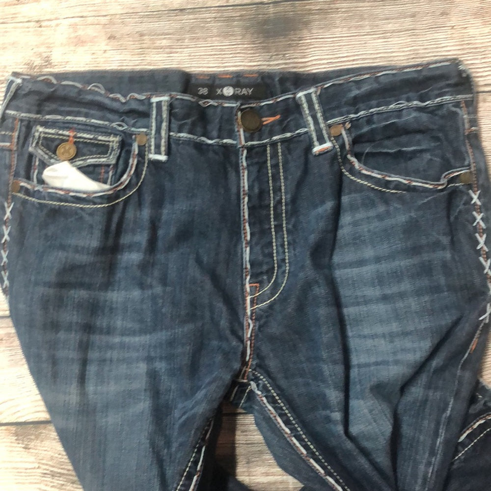 X-Ray sz 38 mens blue jeans