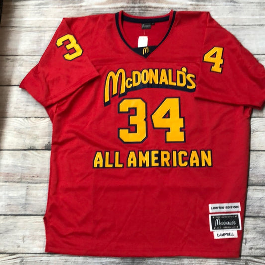McDonalds Earl Campbell limited edition sz 52 All American jersey