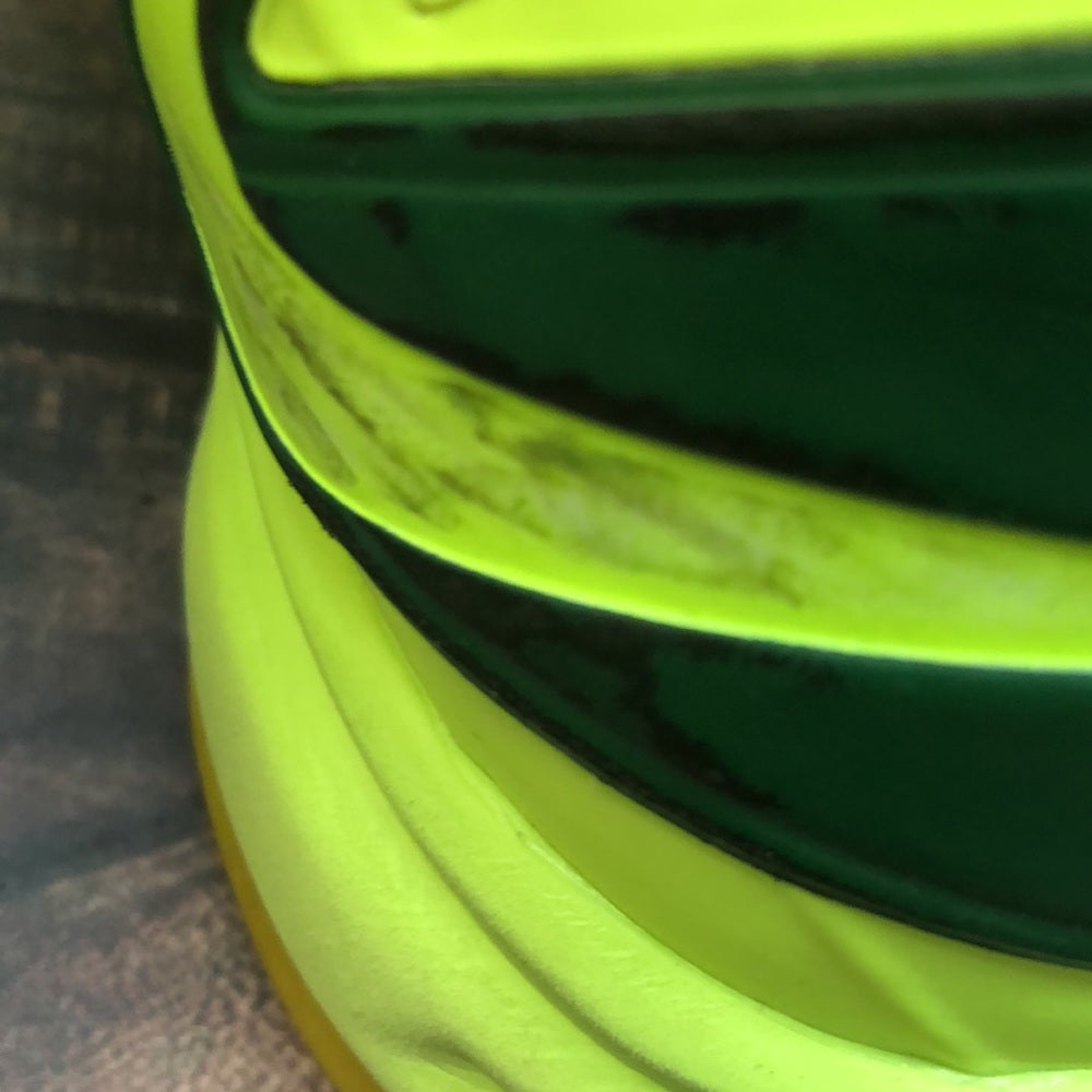 Nike Hyperdunks sz 5y boys lime green and dark green sneakers