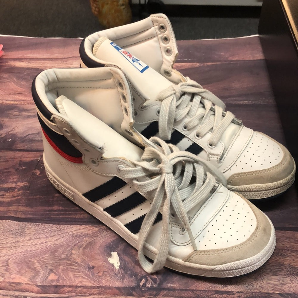 Adidas Top Ten sz 5.5y red, white and blue boys sneakers