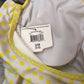 OP sz small/ch yellow & white bathing suit top