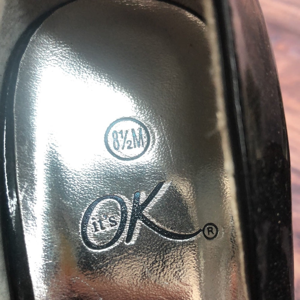 It’s OK sz 8.5 women black shoes