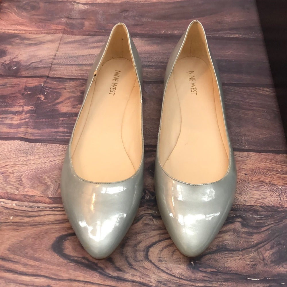 Nine West sz 9 silver women shoes
