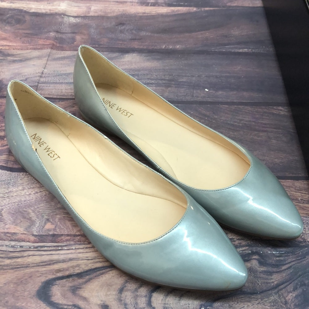 Nine West sz 9 silver women shoes