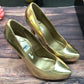 It’s OK sz 9 gold women shoes