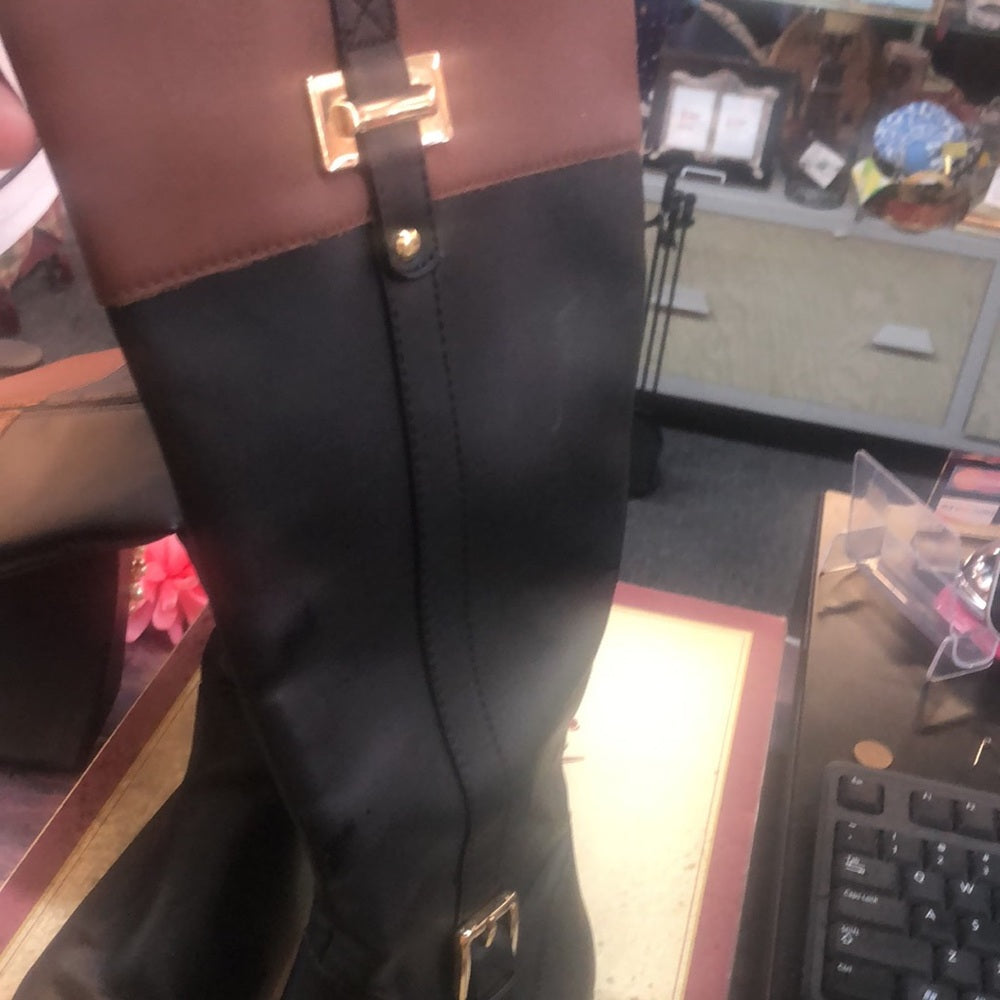 Bass sz 9m women black and brown boots