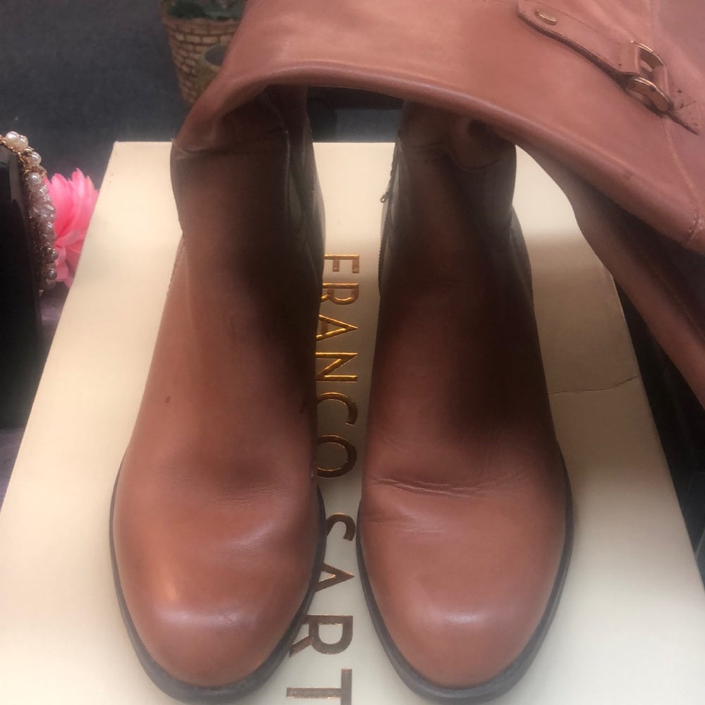 Franco Sarto sz 9.5 women brown boots