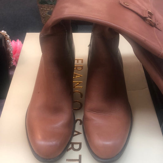 Franco Sarto sz 9.5 women brown boots