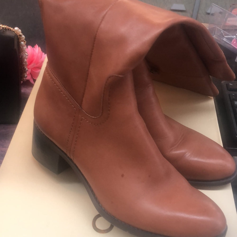 Franco Sarto sz 9.5 women brown boots