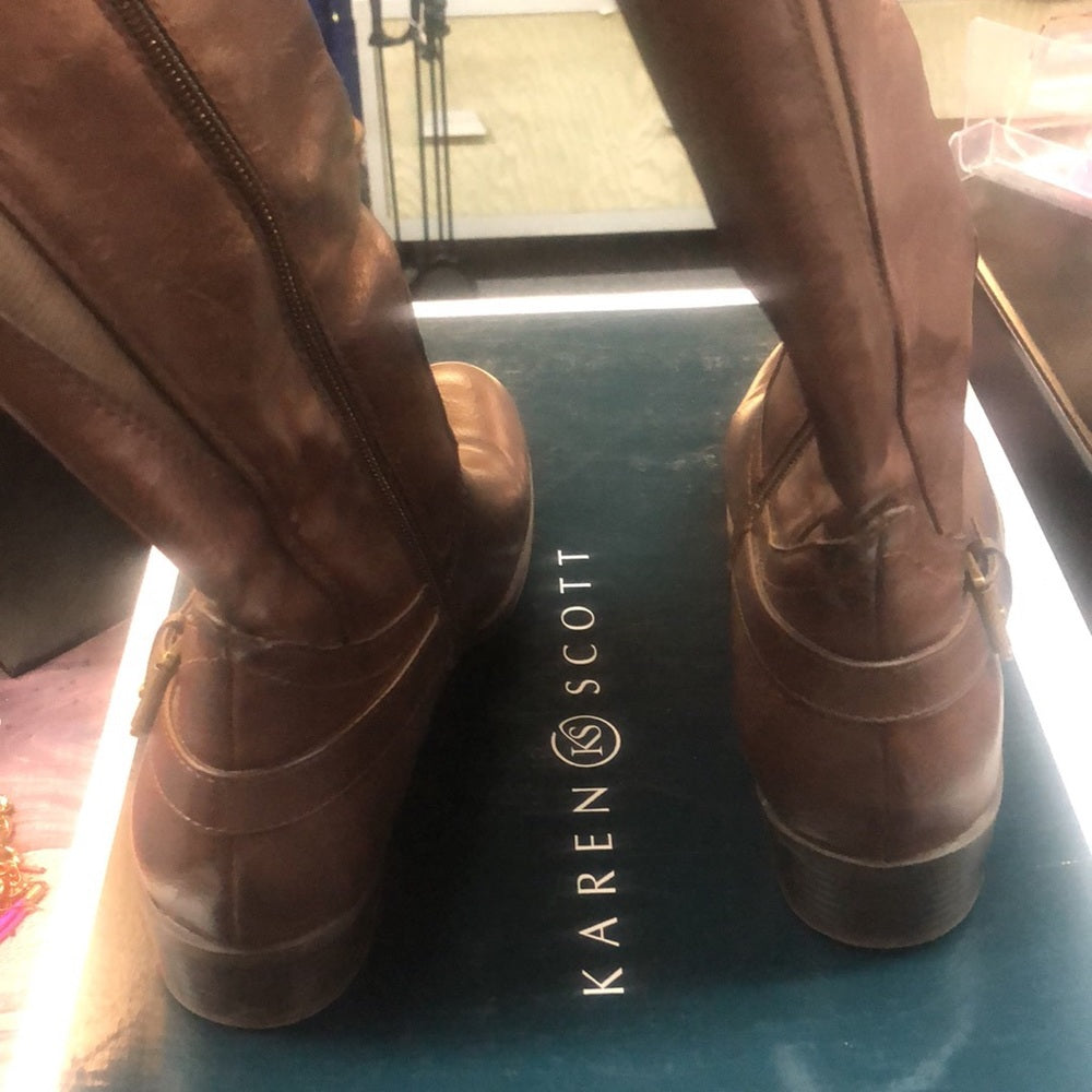 Karen Scott sz 9 women brown boots
