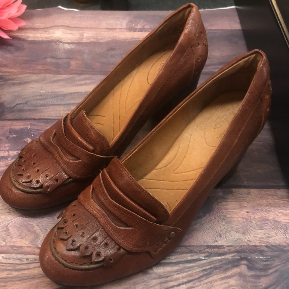 Clarks indigo sz 10 women brown shoes
