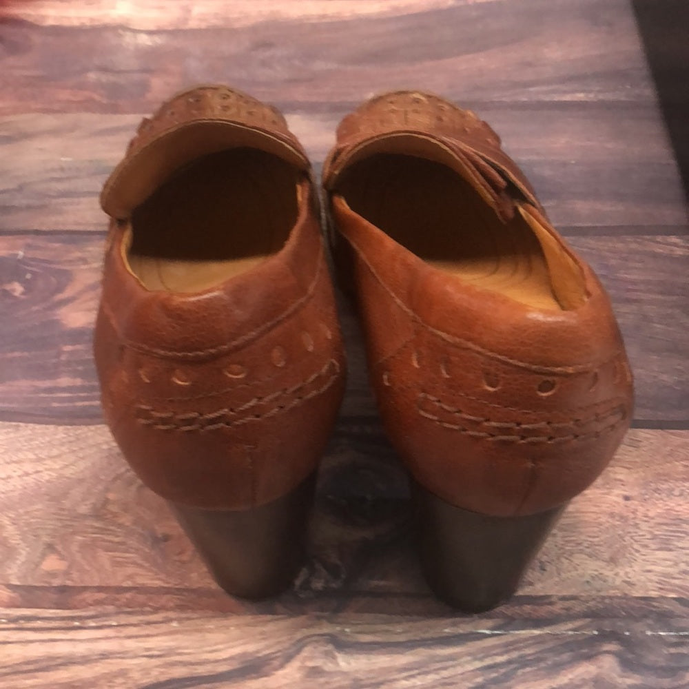 Clarks indigo sz 10 women brown shoes