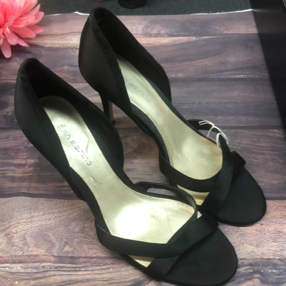Ann Marino sz 10 women black shoes