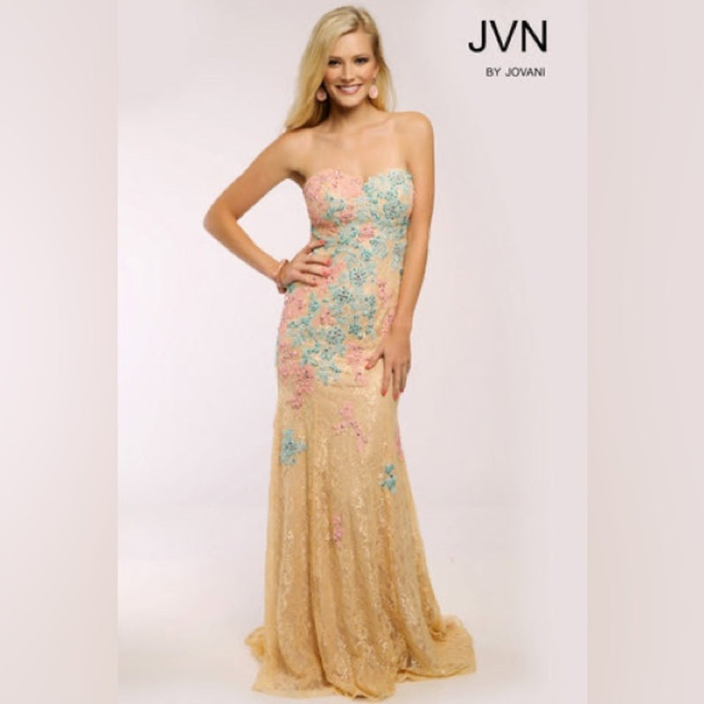 Size 16 Jovani lace mermaid prom dress