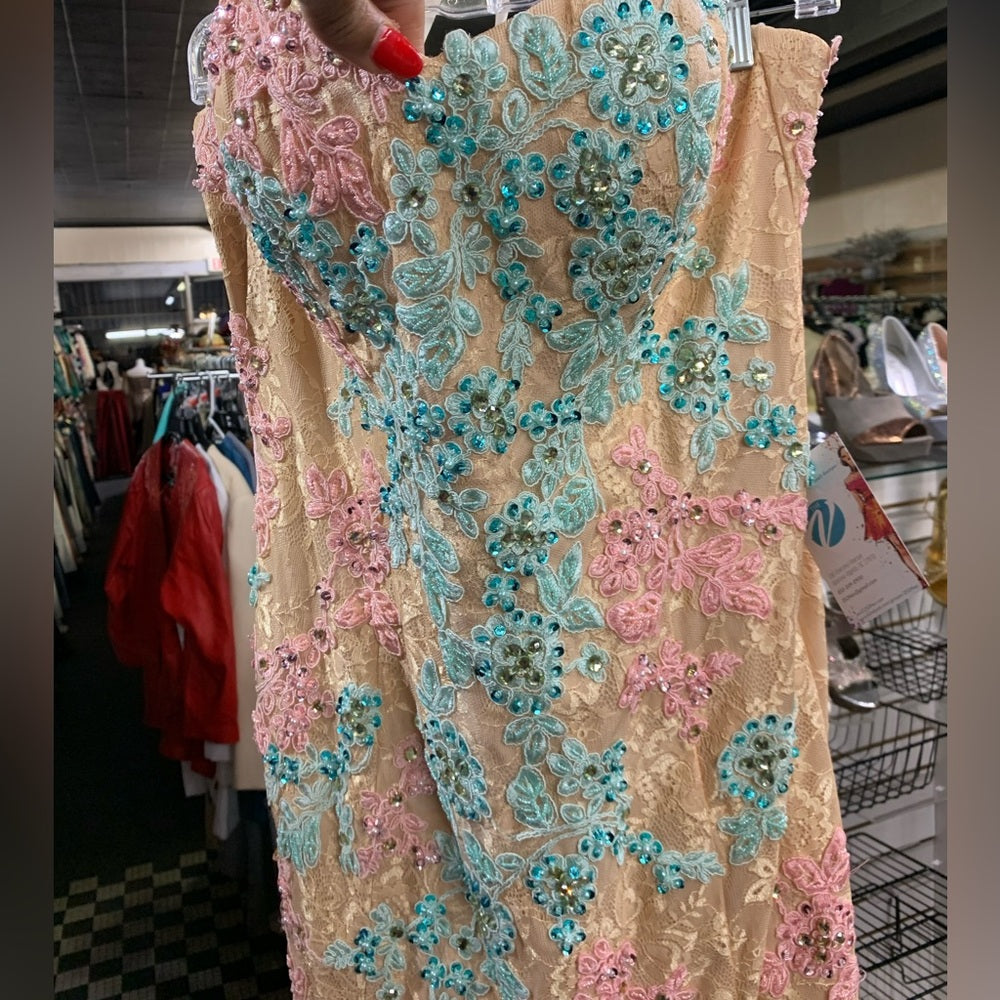 Size 16 Jovani lace mermaid prom dress