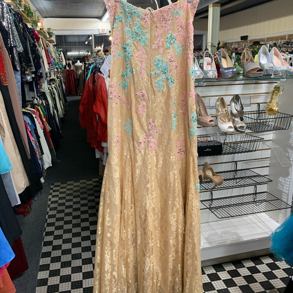 Size 16 Jovani lace mermaid prom dress