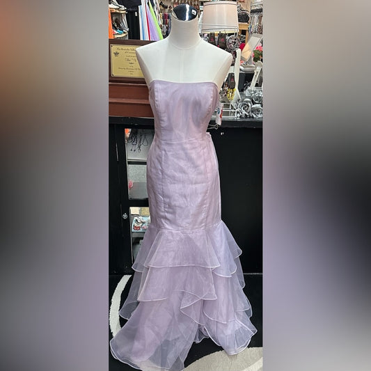 David’s Bridal sz 10 lavender long formal dress
